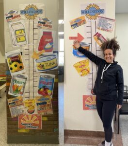 Food Drive markers Junior and Senior campus